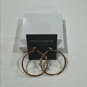 Vince Camuto Gold-Tone Hoop Earrings